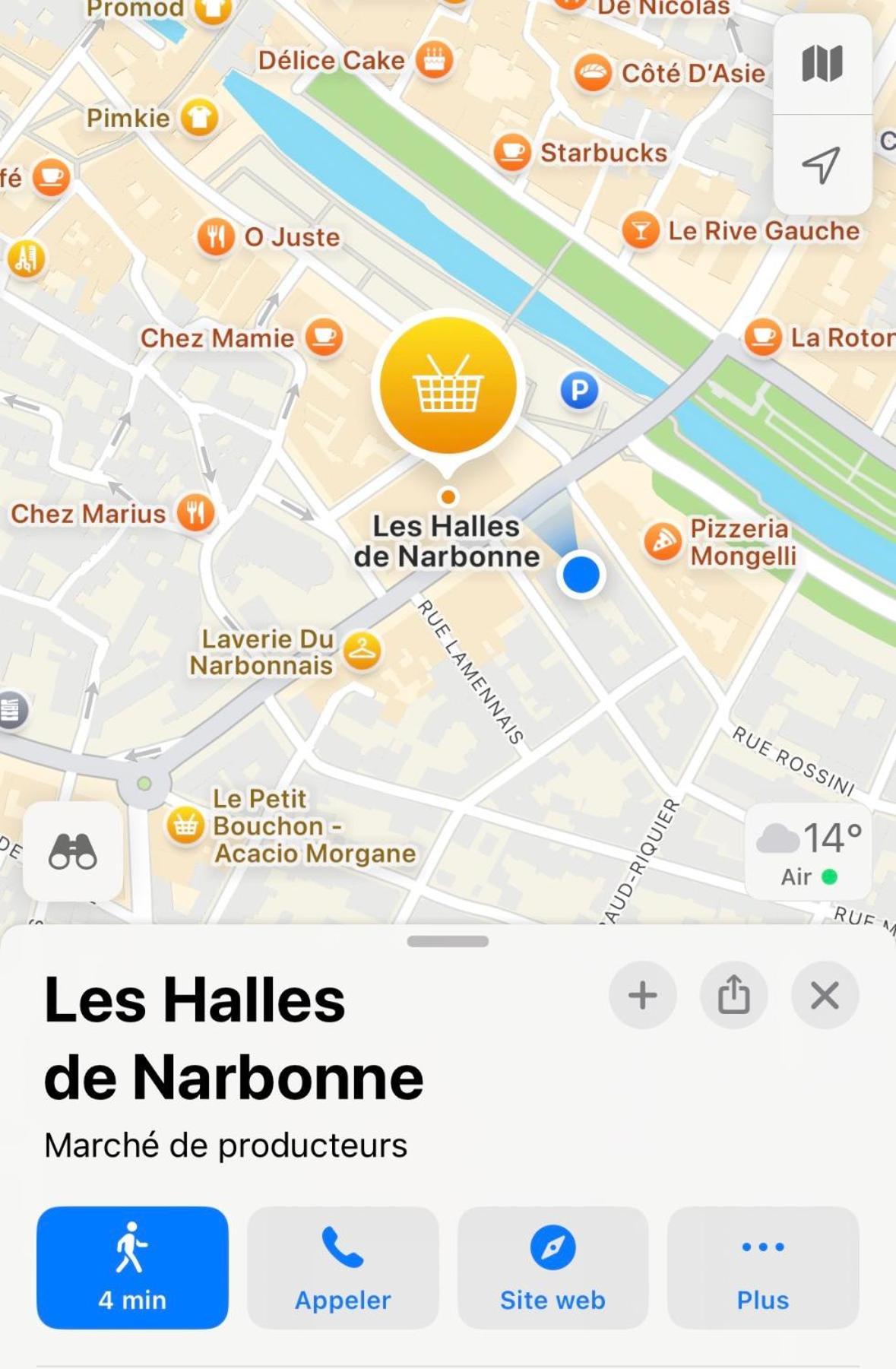 Appartement Les Halles Narbonne Bagian luar foto